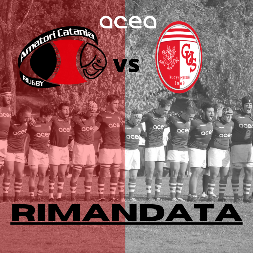 Catania Vs Acea Perugia rimandata